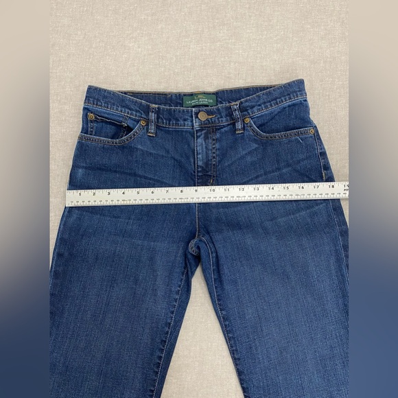 Lauren Ralph Lauren, Women’s Classic Bootcut Blue Jeans, Size 8 - Picture 7 of 14
